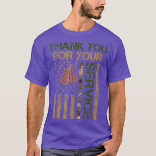 Veterans Day - Thank You for your Service Soldier  T-Shirt