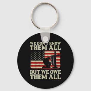 Veterans Day We Owe Them Patriotic Veteran Key Ring