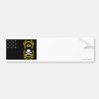 Veterans Exempt Flag Bumper Sticker