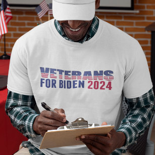 Veterans for Biden 2024 Election T-Shirt