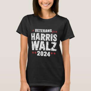 Veterans For Harris Waltz 2024 T-Shirt