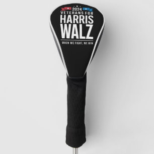 Veterans For Harris Walz 2024 Presidential Golf Head Cover