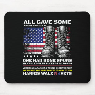 Veterans For Harris Wheimer 2024 Military Vets Aga Mouse Pad