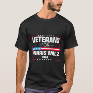 Veterans For Harris Wheimer 2024 Presidential Camp T-Shirt