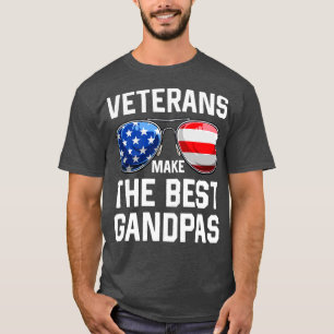 Veterans Make The Best Grandpas Proud American Fat T-Shirt