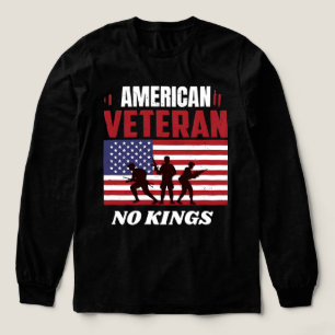 Veterans No Kings - Patriotic Veterans Day 2025 Tri-Blend Shirt