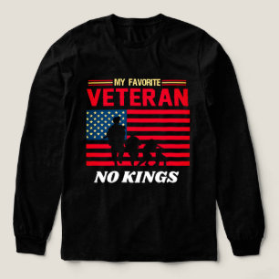 Veterans No Kings - Patriotic Veterans Day 2025 Tri-Blend Shirt