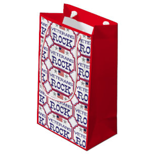Veterans Rock Small Gift Bag