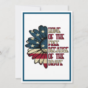 Veterans Service Thank You Card