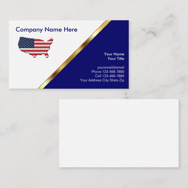Veterans Services Business Cards (Front/Back)