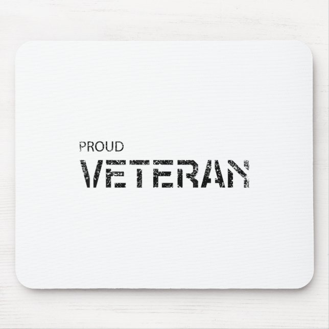 Veterans Veteran War Military Army Gift  Mouse Pad (Front)