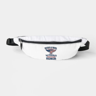Veterans Wife Honour Patriotic Eagle Shirt Bum Bags