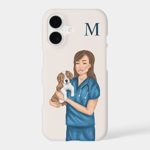 Veterinarian Animal Doctor Vet And Dog Monogram