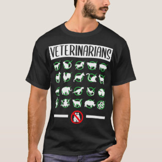 Veterinarian Animals Funny Veterinary Graduate gra T-Shirt