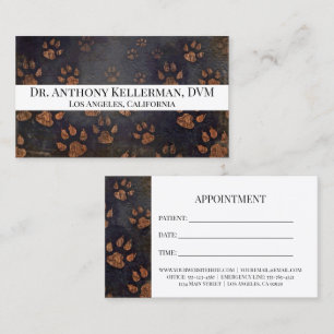 Veterinarian Appointment Business Card