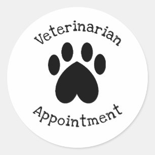 Veterinarian Appointment Calendar Stickers