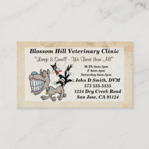 Veterinarian Business Card