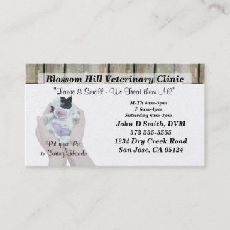 Veterinarian Business Card
