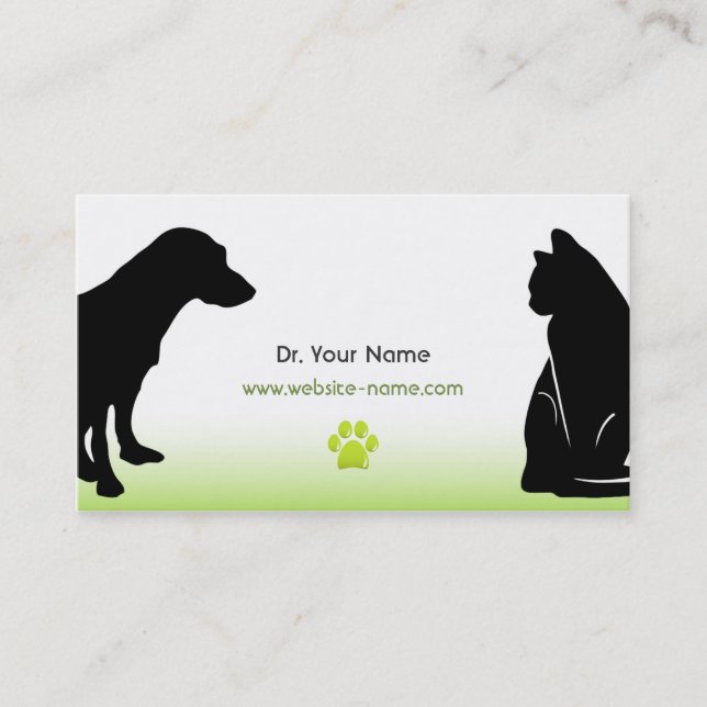 Veterinarian Business Card (Front)