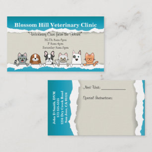 Veterinarian Business Card