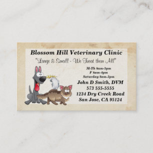 Veterinarian Business Card