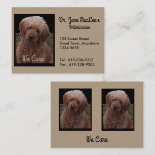 Veterinarian Business Card Cutest Dog in the World