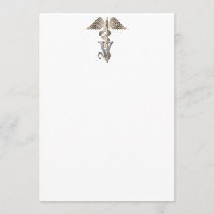 Veterinarian Caduceus Invitation