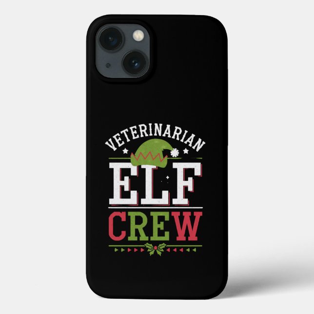 Veterinarian Christmas Elf Veterinary Technician  Case-Mate iPhone Case (Back)