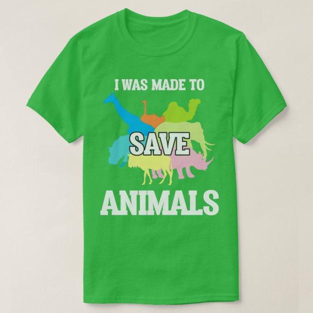 Veterinarian Doctor Save Animal Rescuer Vet Tech T-Shirt (Design Front)