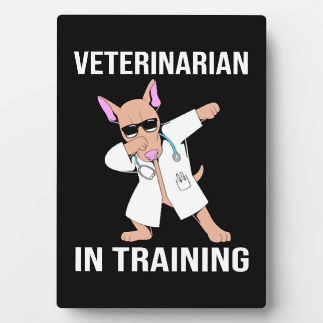 Veterinarian Dog Sunglasses Pet Plaque (Front)