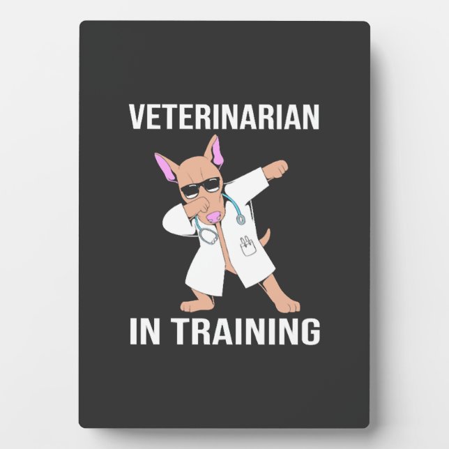 Veterinarian Dog Sunglasses Pet Plaque (Front)