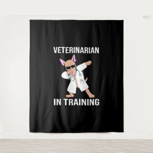 Veterinarian Dog Sunglasses Pet Tapestry