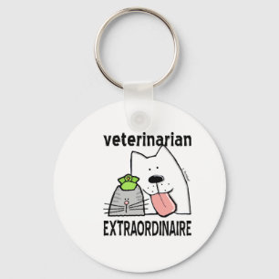 Veterinarian Extraordinaire Key Ring