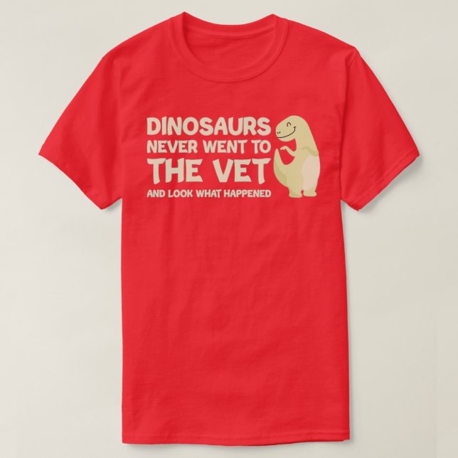 Veterinarian Funny Veterinarians T-Shirt (Design Front)