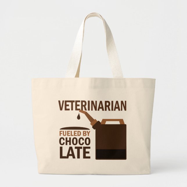Veterinarian Gift Large Tote Bag (Front)