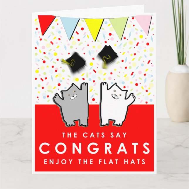 Veterinarian Graduation  Card (Front)