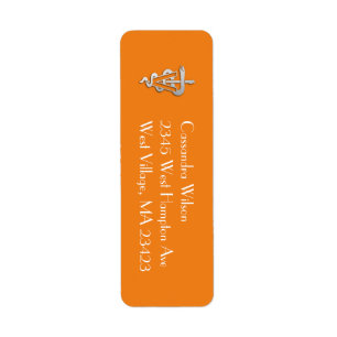 Veterinarian Graduation Orange Silver