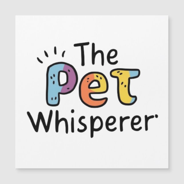 Veterinarian in the making magnetic invitation (Front)