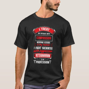 Veterinarian Is My Profession Medical Staff Vet Te T-Shirt