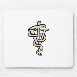 Veterinarian logo mouse pad