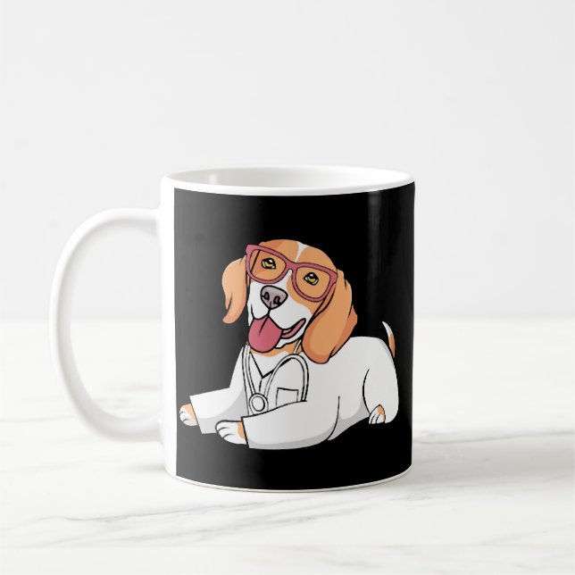 Veterinarian Medical Receptionist Coffee Mug (Left)