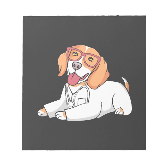Veterinarian Medical Receptionist Notepad (Front)