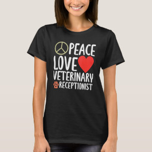 Veterinarian Medicine   Vet Tech Veterinary Recept T-Shirt