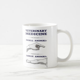 Veterinarian Mug large vs. small animal practice
