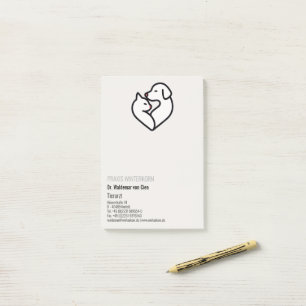 veterinarian post-it notes