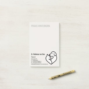veterinarian post-it notes