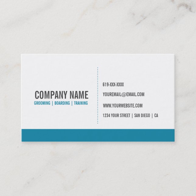 Veterinarian Referral Business Card (Front)