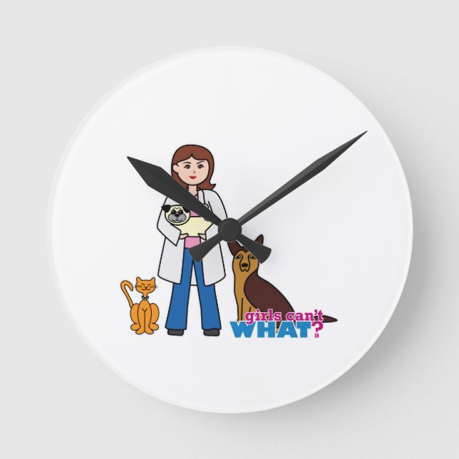 Veterinarian Round Clock (Front)