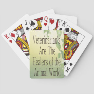 Veterinarians Playing Cards