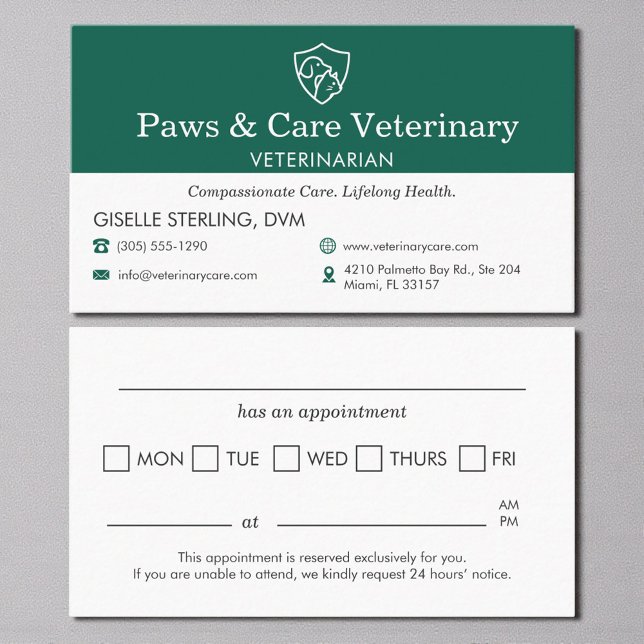 Veterinary Animal Doctor Appointment Reminder (Creator Uploaded)